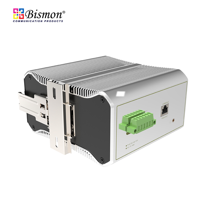 24 Port: 16 ports 10/100/1000M RJ45 PoE+8Port RJ45 1000M Ring, Managed Industrial Switch